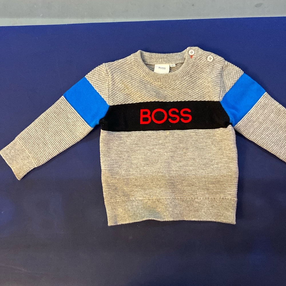 Hugo Boss knit baby pullover sweater